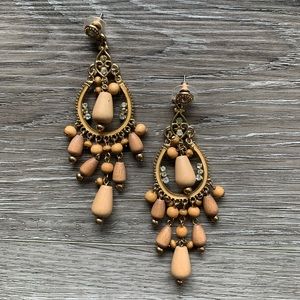 Wood Dangle Earrings